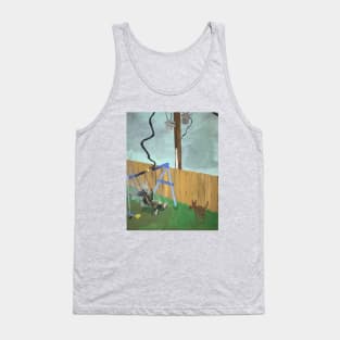 Poor Swing Set Placement Tank Top